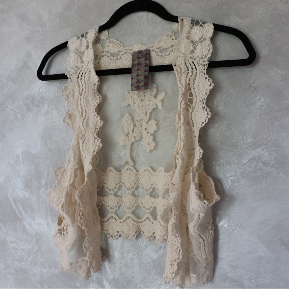 Vintage Lace Vest